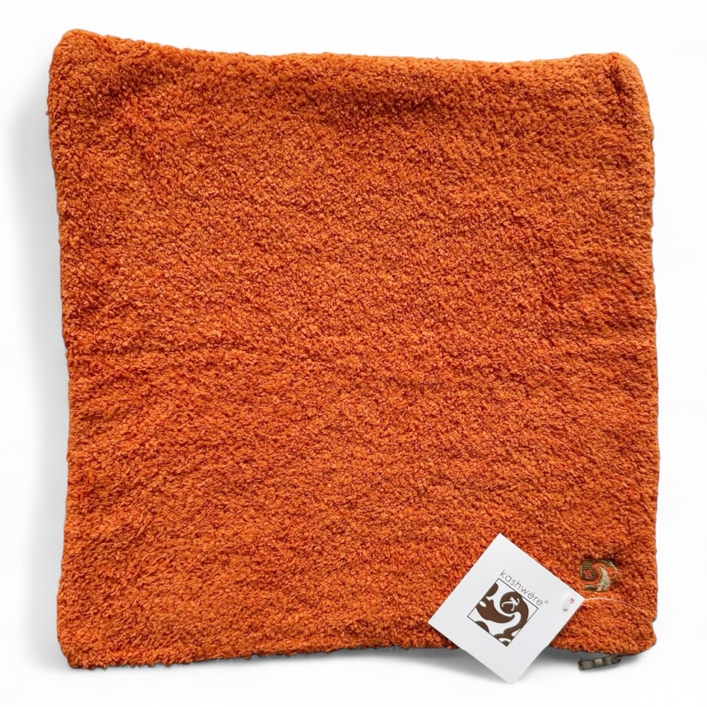 Kashwere Square Pillow Sham - Orange | NWT